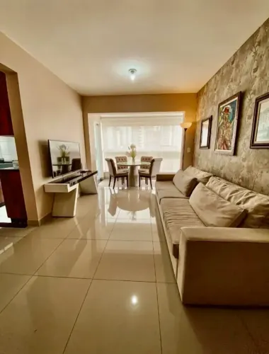 Apartamento Mobiliado e Decorado co 83m² com 3Q - sendo 01 suíte Jardim Goiás - Goiânia - 