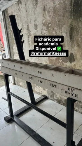 Fichário letras para academia ou empresa