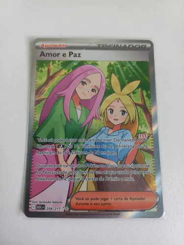 Carta pokemon Amor e Paz (254/217)