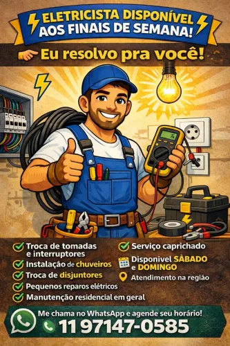 ELETRICISTA RESIDENCIAL EM SÃO BERNARDO DO CAMPO
