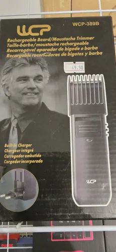 Aparador de barba e bigode recarregável 