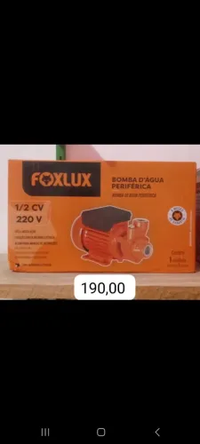 Bomba d'água Foxlux 220v nova lacrada 190,00 zap *93