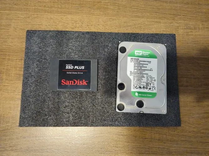 Kit SSD SanDisk 120GB + HD WD Green 1TB