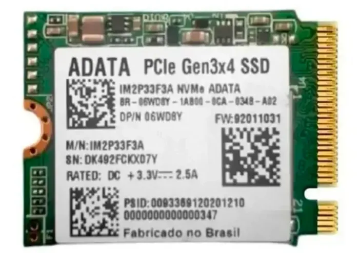 SSD Adata M.2 NVME 256 GB