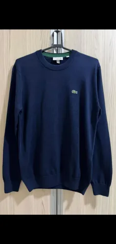 Sueter Lacoste azul marinho