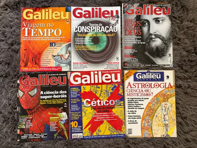Lote revistas Galileu