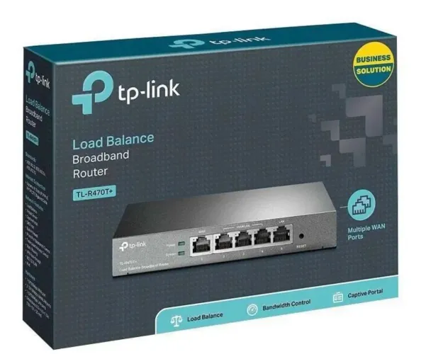 Roteador Tp-link Load Balance Broadband - Tl-r470t+