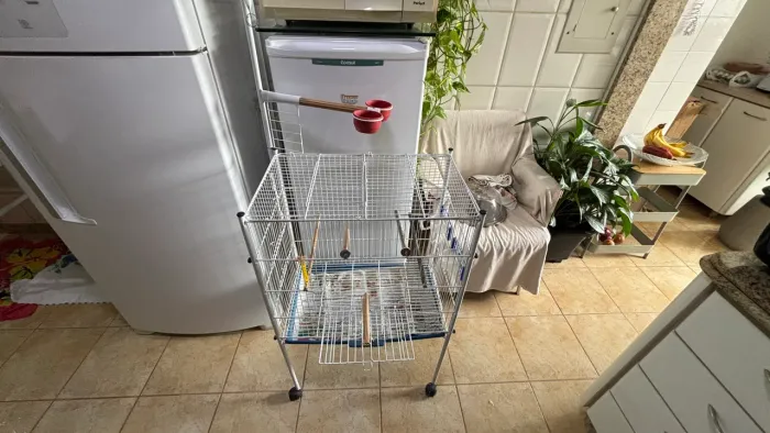 Gaiola para pássaros