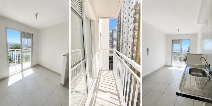 Apt novo 2 quartos, perto do metro Palmeiras Barra Funda reformado recém construído primei