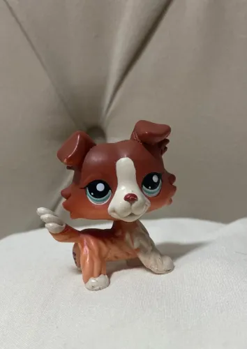 Littlest Pet Shop cachorro Collie #1542 autentico