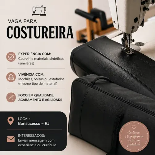 Costureira com experiência em Courvin