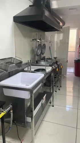Fritadeira dupla elétrica a pressão 