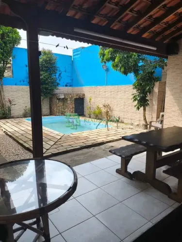 casa com piscina no vera cruz, 3 dormitórios lado praia