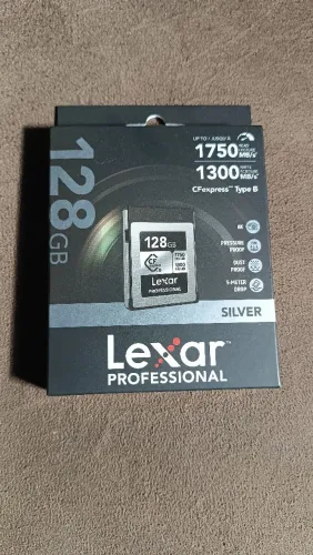 Cartão Lexar CFExpress tipo B -128GB