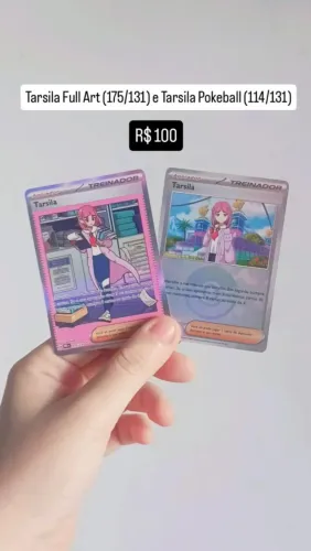 Carta Pokemon Tarsila/Lacey Ilustração Rara