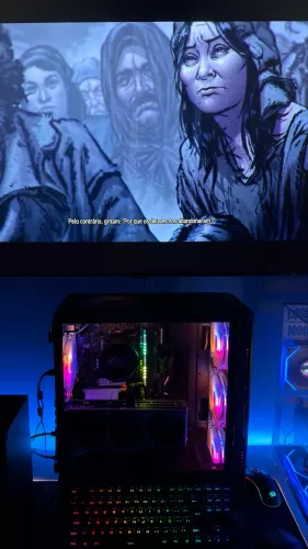 PC GAMER ASUS - Ryzen 7 5700G - RTX 5070Ti MSI 16GB - impecável