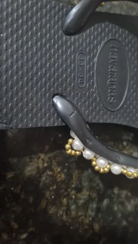Chinelo havaiana preta