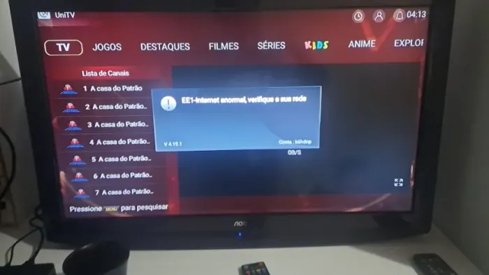 Vendo TV AOC 32 polegadas ? com defeito no áudio