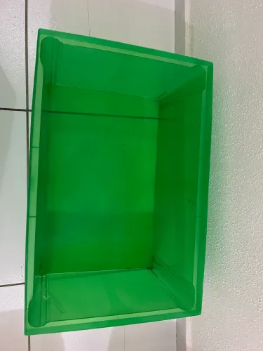 1 Caixa organizadora verde