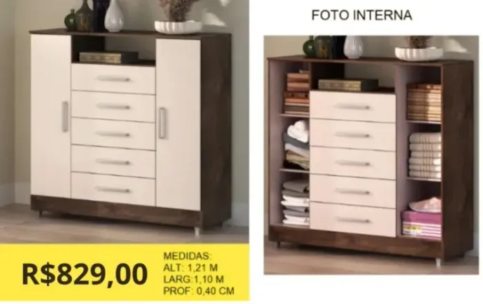 COMODA A PRONTA ENTREGA 