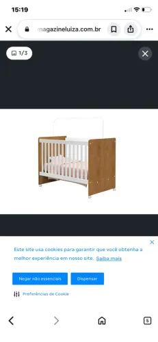 Berço Americano Nature-Branco Catatau