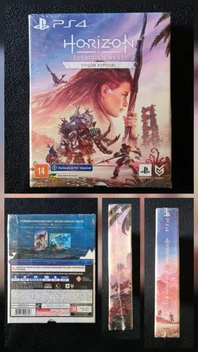 Jogo Ps4 E Ps5 Steelbook Horizon Forbidden West