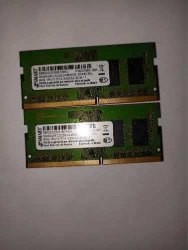  2 Memória RAM, 4gb, DDR4 3200 mhz