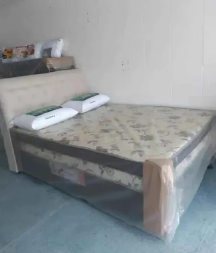 Cama casal alta 5cm espuma D33