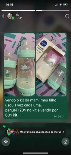 Kit mamadeira mam