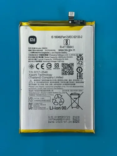 BATERIA XIAOMI REDMI 12 - PEÇA ORIGINAL RETIRADA