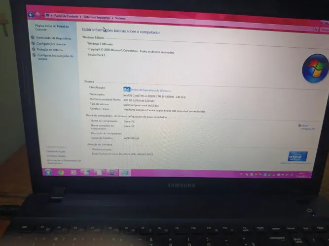 Notebook Samsung