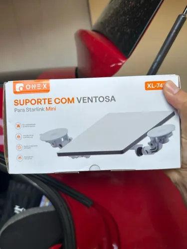 Suporte com ventosas para starlink