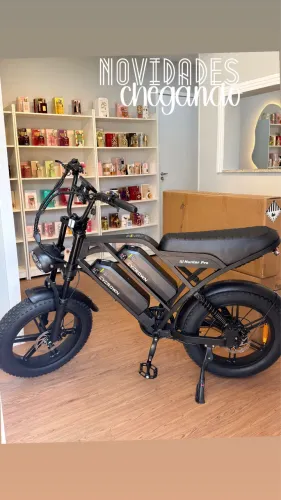 Bicicleta elétrica 1000w com 2 baterias pronta entrega