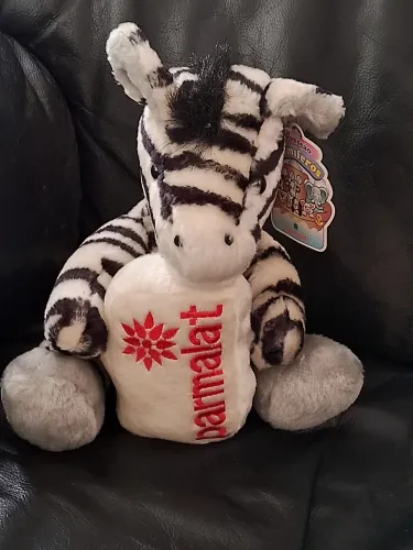 Coleção Pelúcia Parmalat Zebra