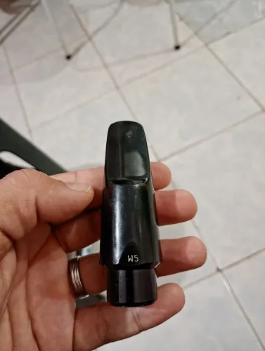 Boquilha sax alto rico Royal w5 aceito cartão 