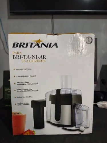Centrifuga de Alimentos,1000, 800w, Preto, 110v, Britânia