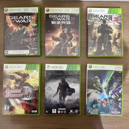 Lote 13 de jogos originais de xbox 360