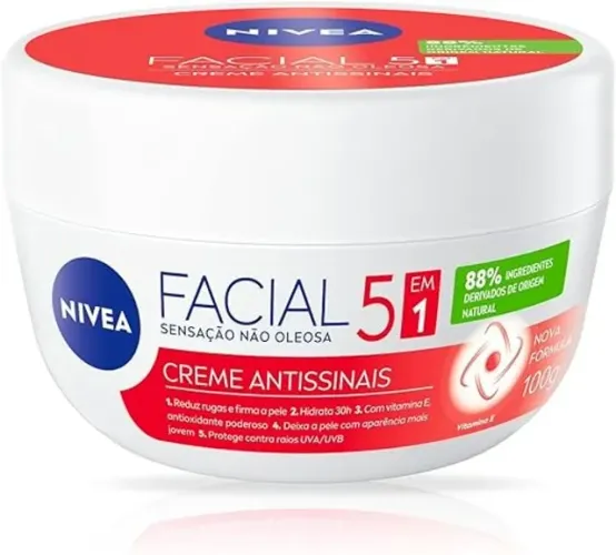 Creme nivea antissinais 5 em 1 de 100g 