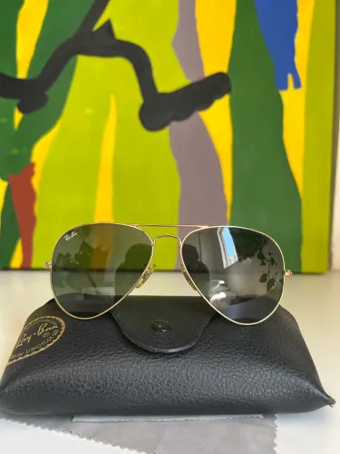Ray ban aviador dourado original