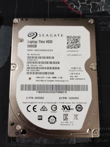 HD 500gb notebook seagate