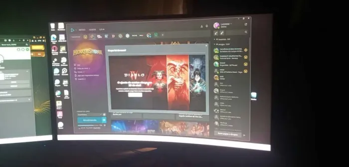 Monitor 240hz 1ms 27" Curvo