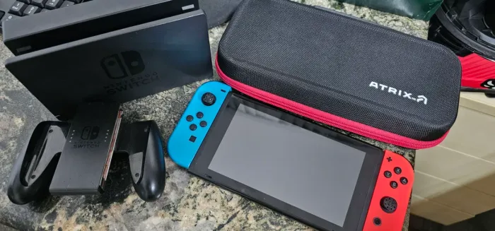 Nintendo switch v1 tudo original nunca aberto