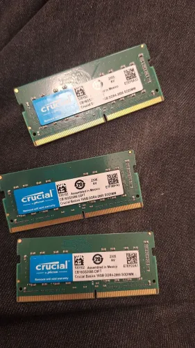 Memoria ram notebook crucial 16 gb