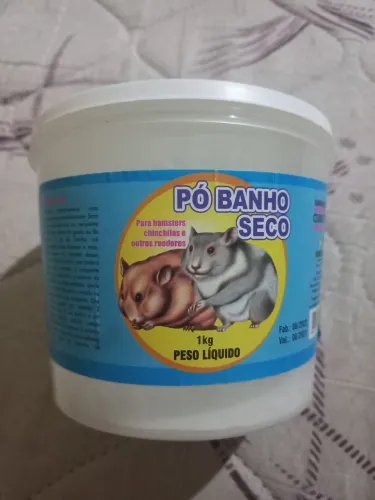 Pó de banho seco - Roedores R$ 30,00