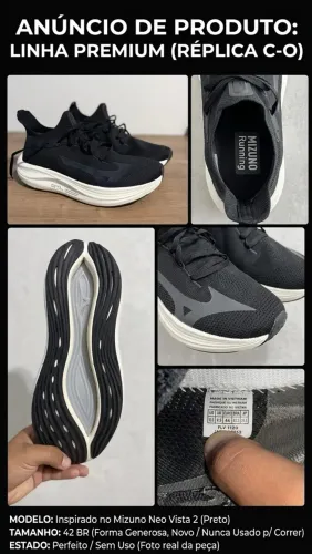 Mizuno Neo Vista 2 Nunca usado