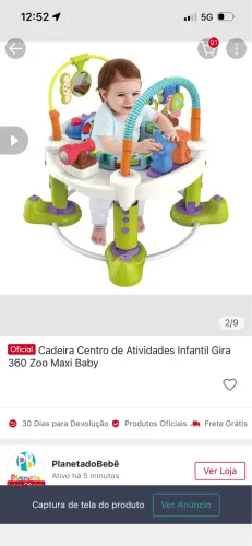 Centro de atividades bebê
