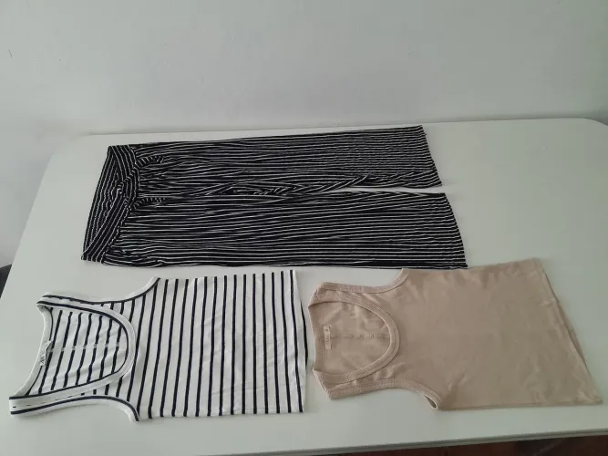 Kit 3 peças originais feminina ,TM P por 50 reais.