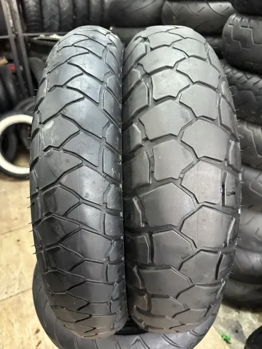 PAR DE PNEU MICHELIN ANAKEER ADVENTURE Mais que meia vida 120-70-19 com 170-60-17
