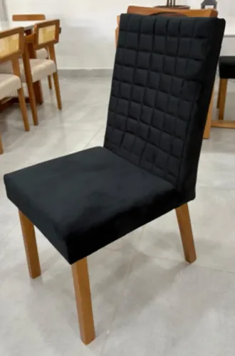Cadeira de jantar madeira maciça Black