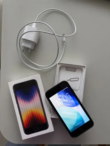 iPhone SE 3ª Geração 64GB Preto | Original | Touch ID